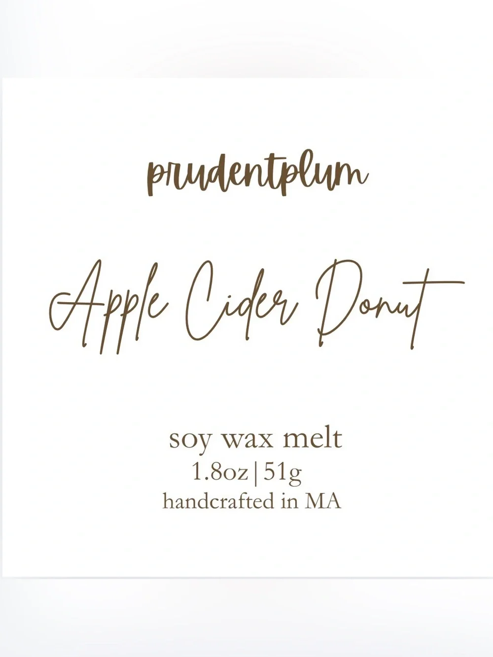 Apple Cider Donut Soy Wax Melt Snap Bar 1.8oz | Melts For Wax Warmer